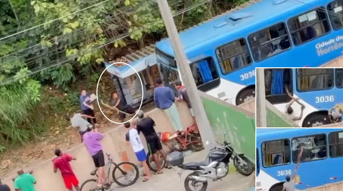 Motorista de ônibus agredido em Petrópolis relata ter sido vítima de boato sobre atropelamento